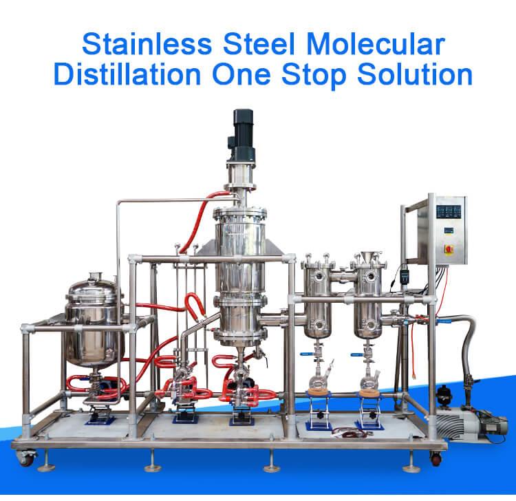 qisqa yo'lli molekulyar distillash uskunalari short path molecular distillation equipment